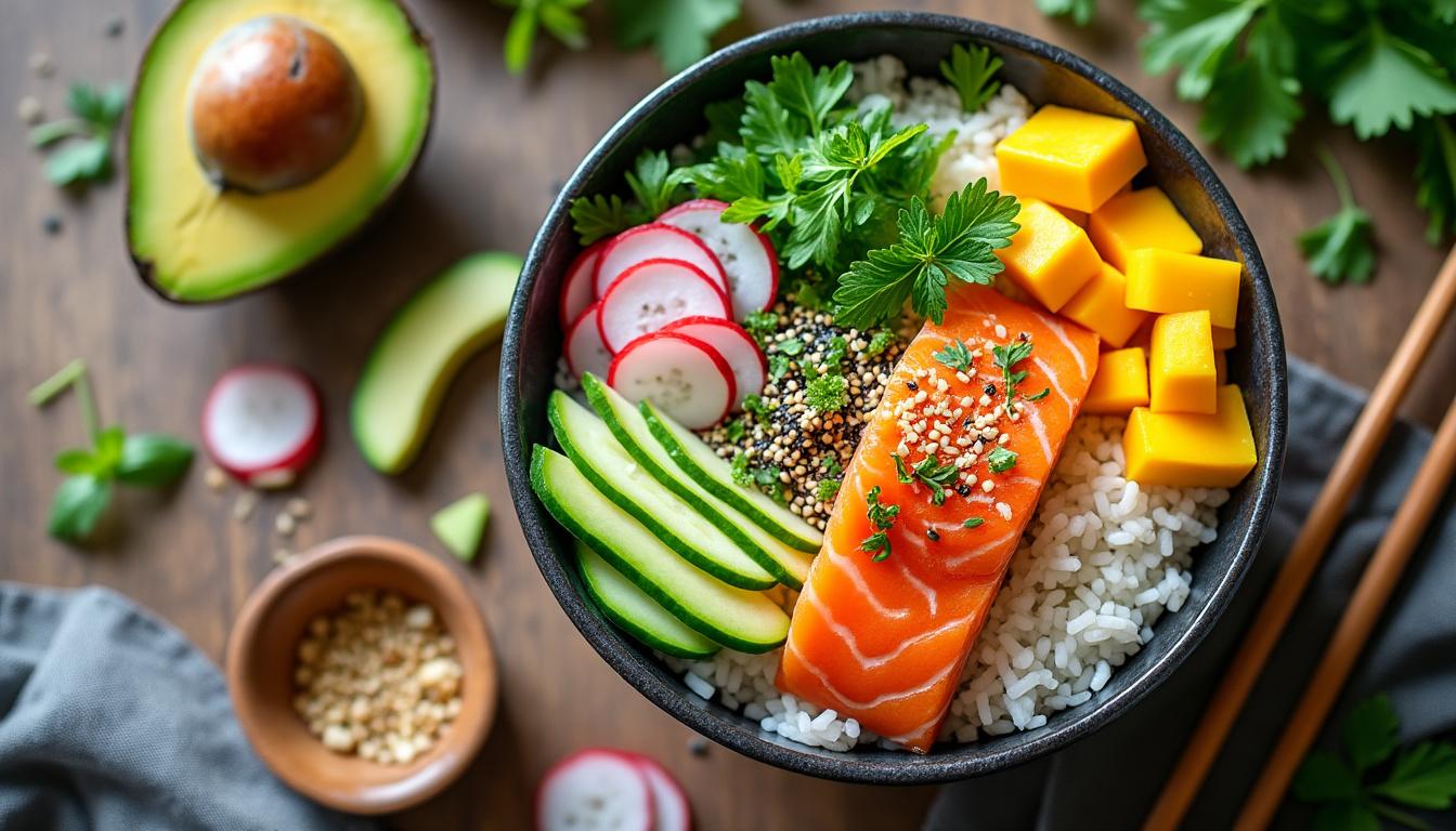 Comment composer un Bowl ? 2 découvrez comment composer un bowl équilibré et savoureux : choisissez les bons ingrédients, associez les saveurs et réalisez des repas complets et personnalisés facilement chez vous.