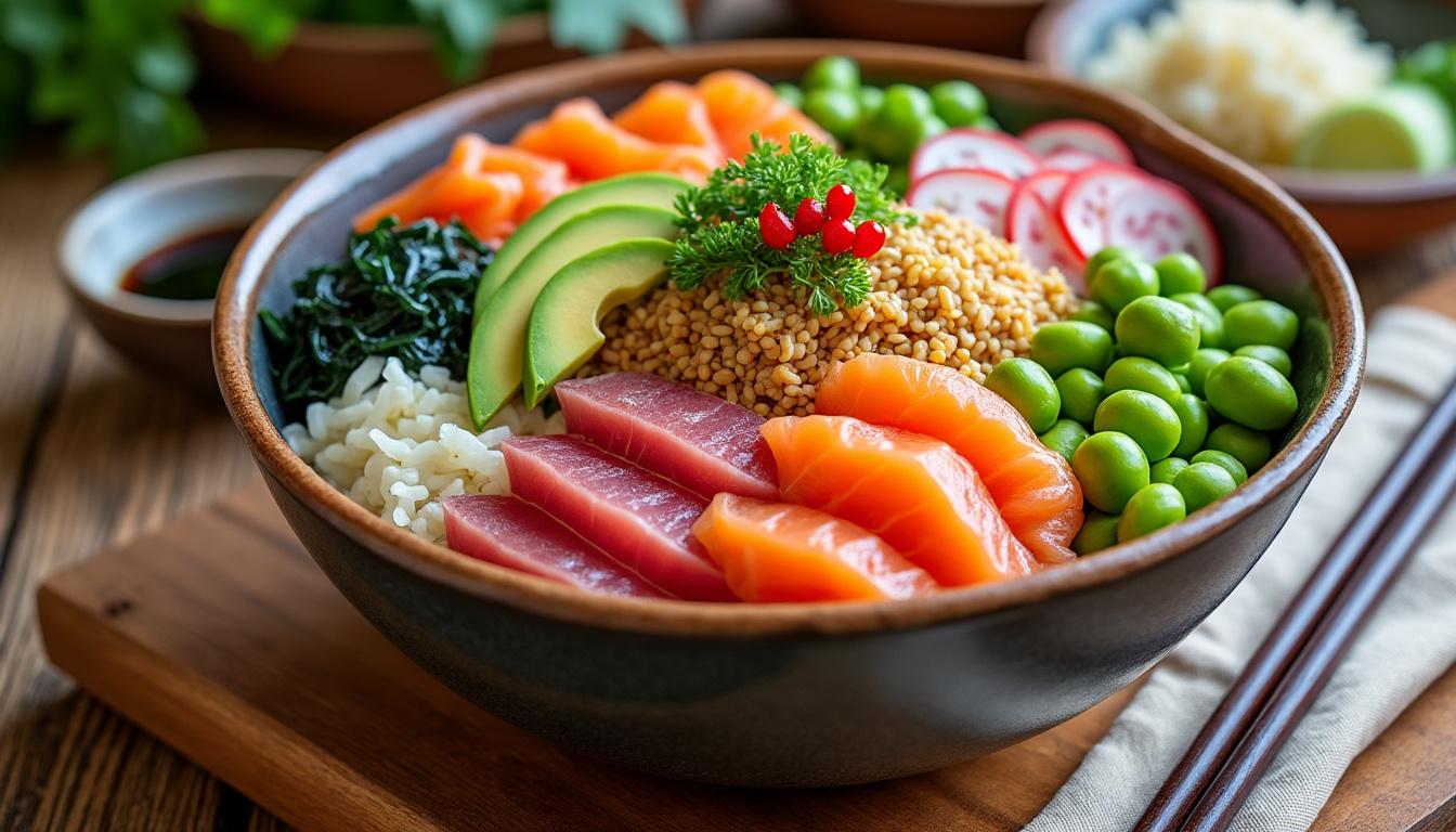 découvrez comment déguster un poke bowl : conseils pour savourer les ingrédients, secrets de préparation et astuces pour apprécier ce plat hawaiien tendance.
