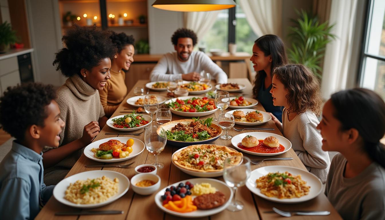 découvrez 10 idées de menus du soir rapides, faciles et savoureuses pour des repas en famille réussis. des plats variés qui régaleront petits et grands après une longue journée !