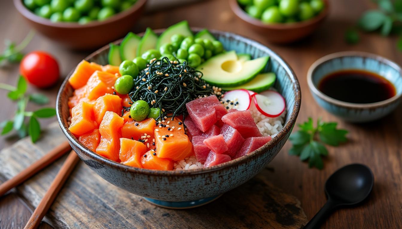 découvrez quelles bases choisir pour composer un poke bowl savoureux : riz, quinoa, salade et autres alternatives pour un repas équilibré et gourmand.
