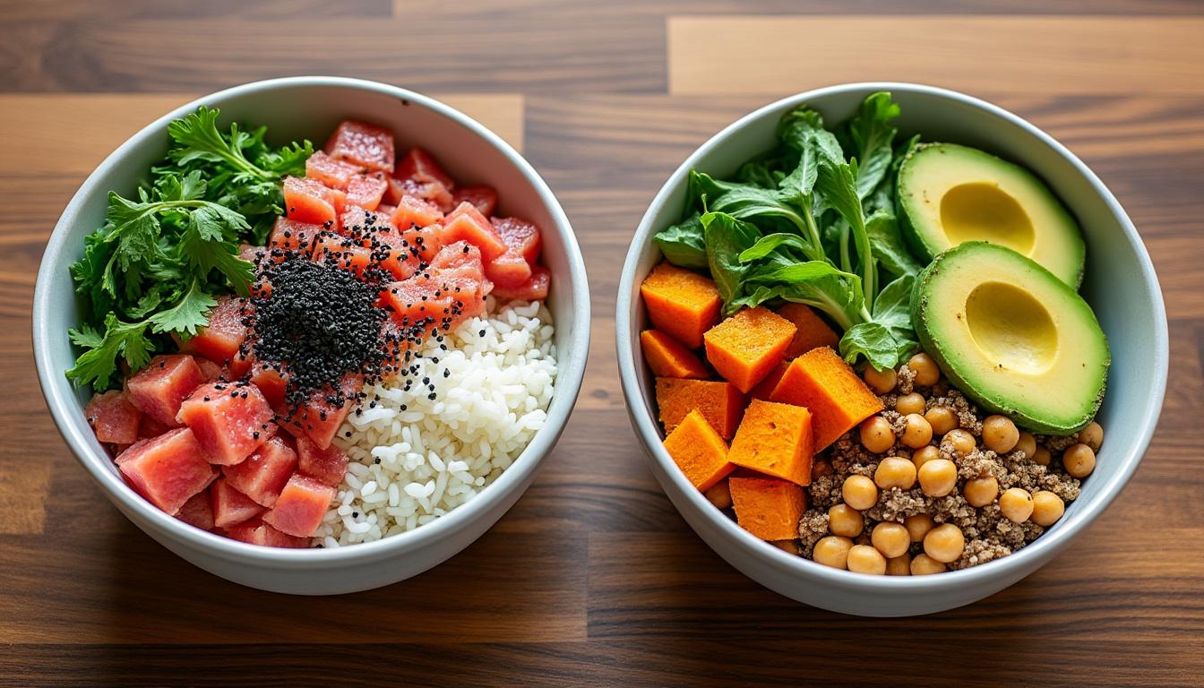 Quelle différence entre Buddha Bowl et poke bowl ? 2 découvrez les différences entre le buddha bowl et le poke bowl : origine, ingrédients, modes de préparation et bienfaits santé pour choisir le bol idéal selon vos envies culinaires.
