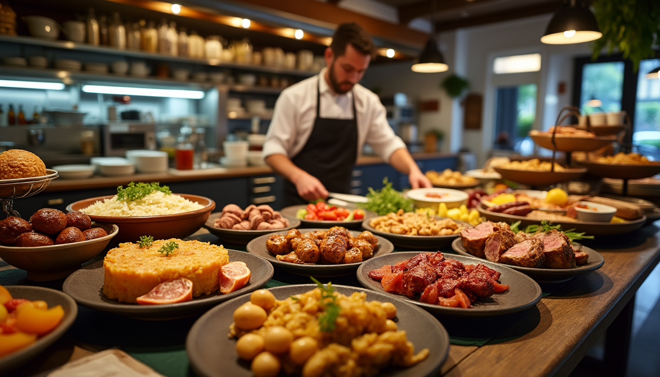 Buffet Gaulois Ă Villeneuve-sur-Lot : un Voyage Culinaire au CĆur de la Gastronomie Française avec des DĂ©lices faits Maison 2 dĂ©couvrez le buffet gaulois Ă villeneuve-sur-lot et savourez un voyage culinaire au cĆur de la gastronomie française, avec une sĂ©lection de dĂ©lices faits maison. profitez d'une expĂ©rience authentique et conviviale dans un cadre chaleureux.