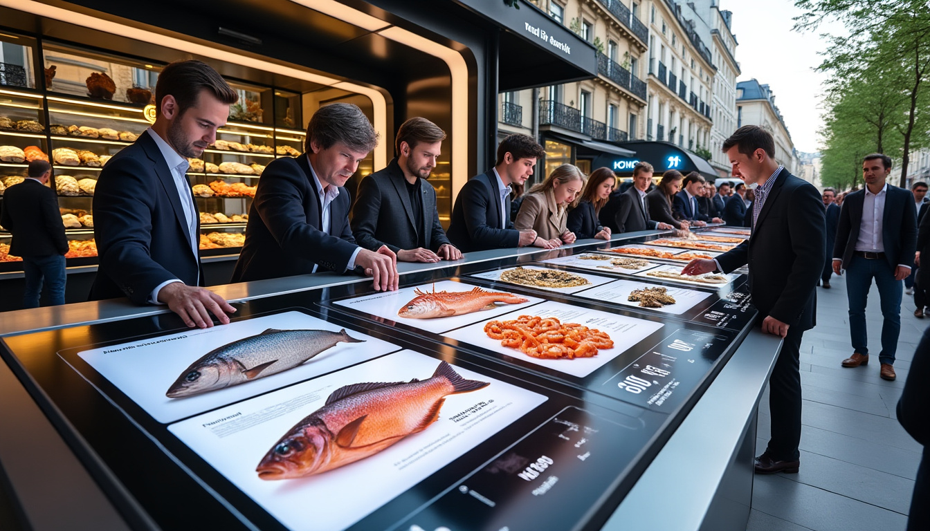 découvrez la nouvelle poissonnerie intelligente du groupe lot-et-garonnais mericq, récemment inaugurée en plein cœur de paris. innovation, fraîcheur et technologie au service des amateurs de produits de la mer.