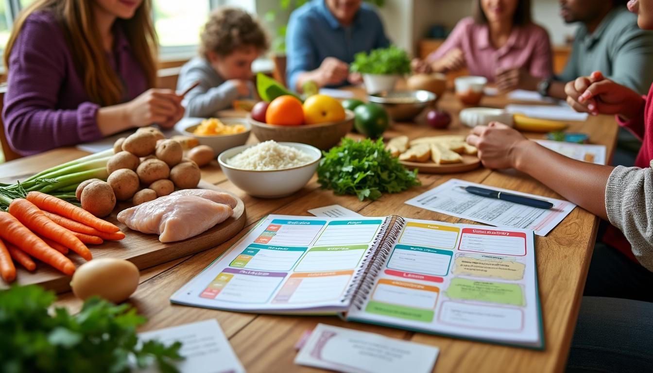 découvrez notre menu semaine économique spécial famille : un planning de repas savoureux et variés pour petits budgets. des idées simples, équilibrées et faciles à préparer pour manger bien sans se ruiner !