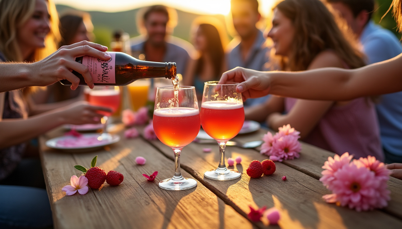 Octobre Rose : lancement d'une bière artisanale 'Framboise Rose' en Dordogne pour sensibiliser au cancer du sein 2 découvrez la nouvelle bière artisanale 'framboise rose', lancée en dordogne à l'occasion d'octobre rose pour soutenir la sensibilisation au cancer du sein. alliez plaisir et engagement solidaire !