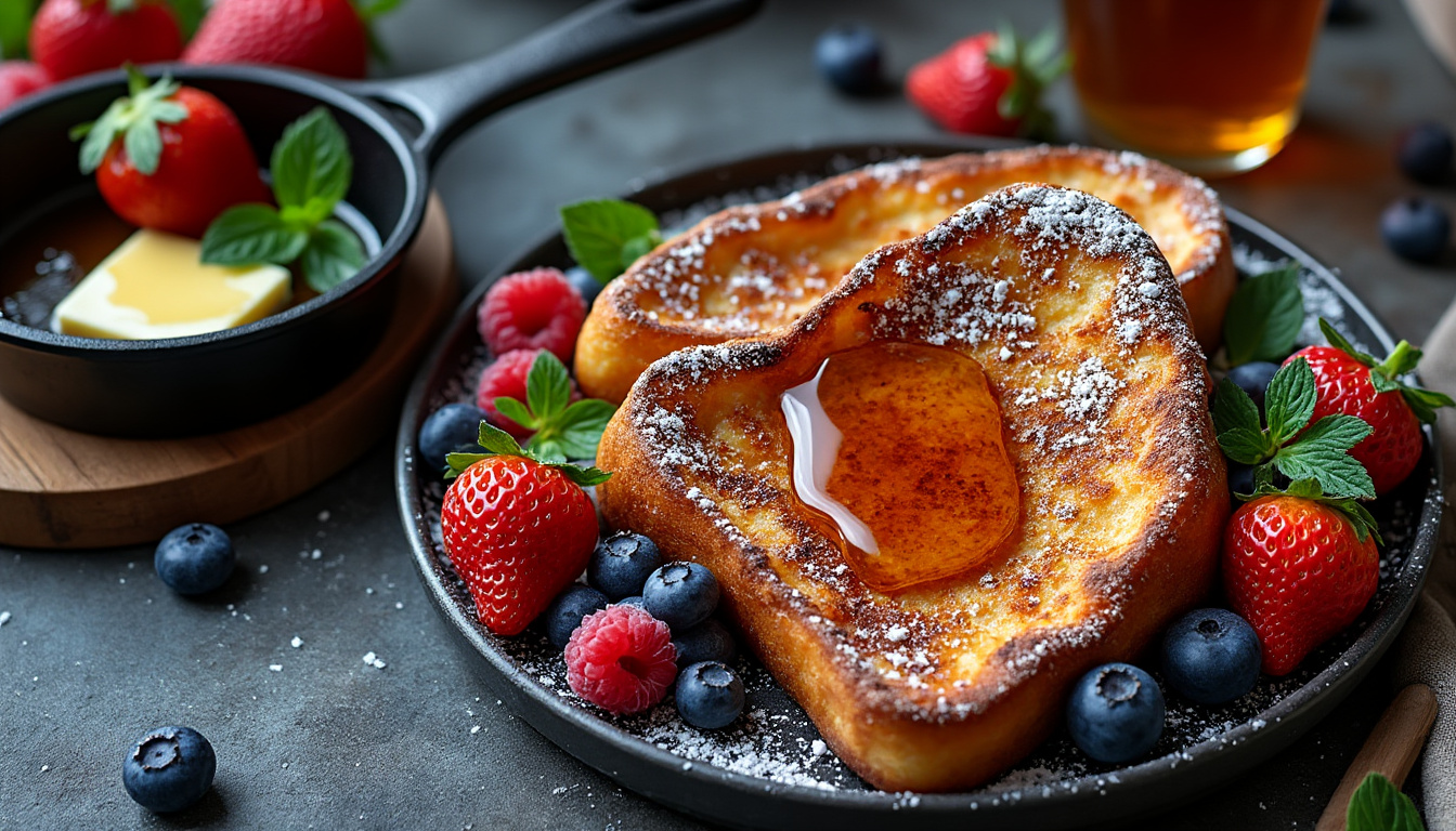 Pain perdu recette rapide : Transformer vos restes en délicieux dessert 3 découvrez comment préparer un pain perdu rapide et savoureux pour recycler vos restes de pain en un dessert gourmand et économique. astuces faciles et résultat délicieux garanti !