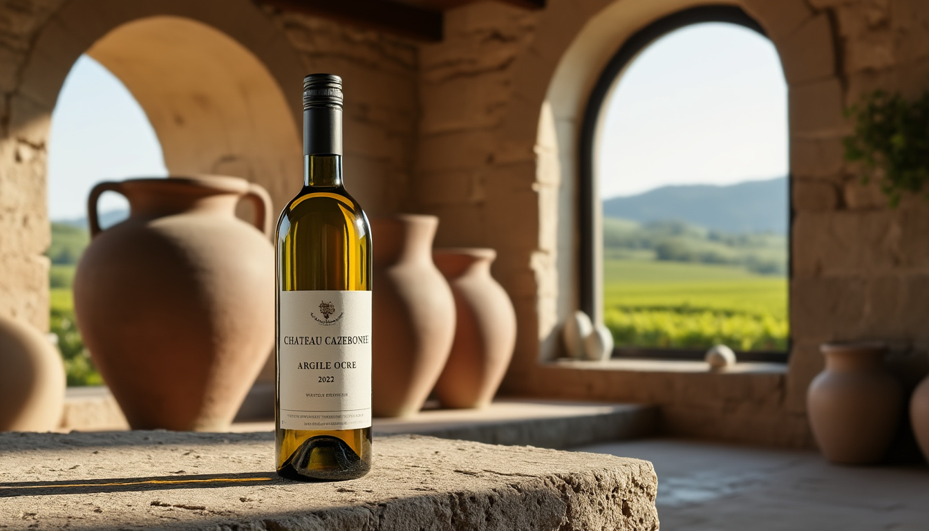 Plongée dans l'univers gustatif de la cuvée Argile Ocre 2022 : un blanc d'exception du Château Cazebonne 2 découvrez la cuvée argile ocre 2022 du château cazebonne, un vin blanc d'exception aux arômes raffinés. plongez dans un univers gustatif unique mêlant fraîcheur et minéralité pour une expérience sensorielle inoubliable.