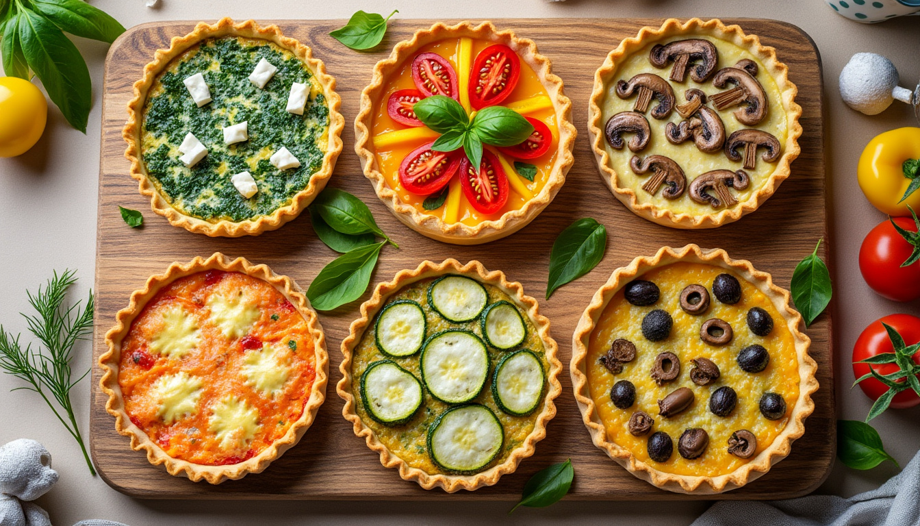 découvrez 6 recettes express et savoureuses de quiche rapide sans pâte, idéales pour un repas léger et facile à préparer. inspirations gourmandes pour régaler petits et grands en un rien de temps !