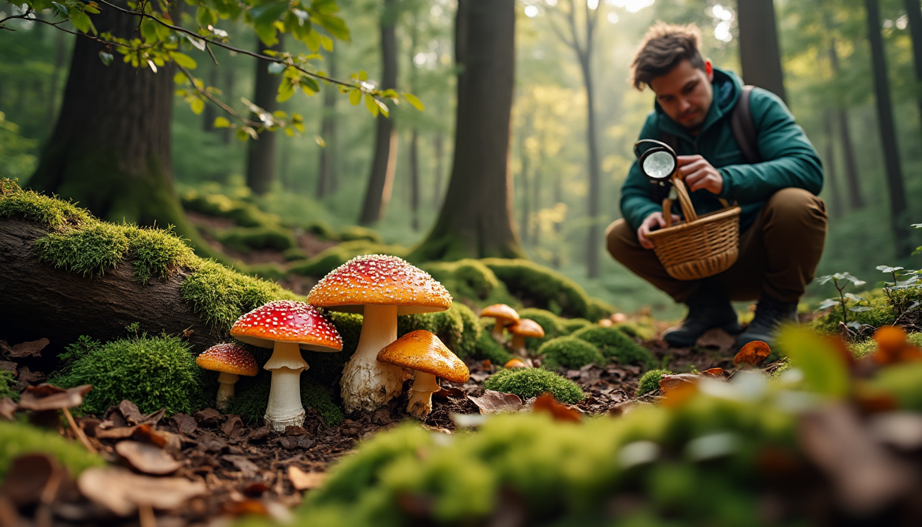 découvrez nos conseils essentiels pour une récolte de champignons en toute sécurité : apprenez à reconnaître les espèces comestibles et à éviter les intoxications lors de vos cueillettes en forêt.