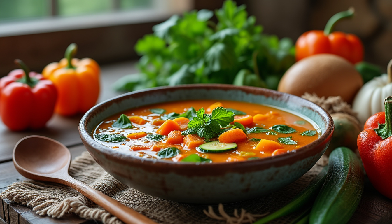 découvrez 8 recettes de soupes rapides avec des légumes frais. des veloutés express et faciles à préparer, riches en vitamines pour des repas sains et savoureux !