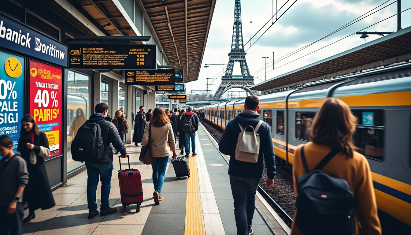 découvrez tous les bons plans pour trouver un train pas cher vers paris : astuces, conseils et offres exclusives pour voyager à petit prix vers la capitale française.