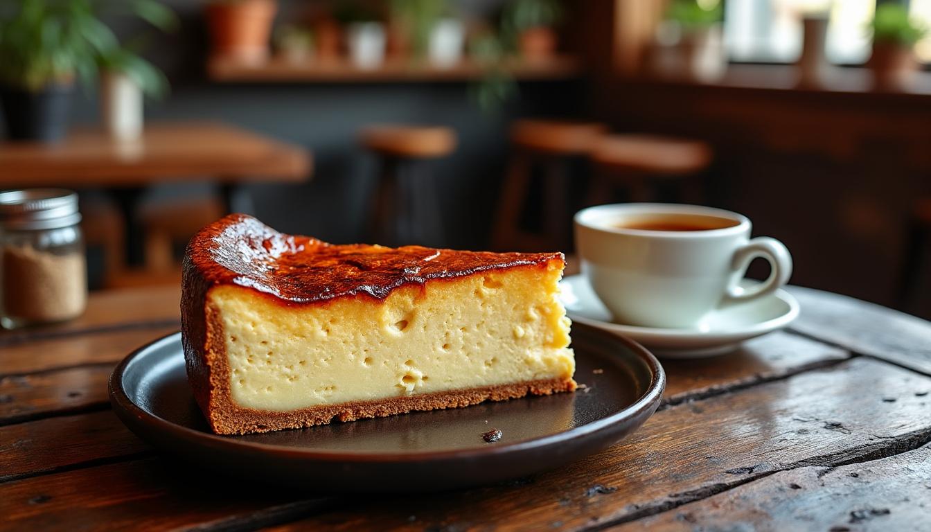 Un créateur de délices : la renommée du « cheese-cake basque » traverse l'Atlantique 2 découvrez comment le célèbre cheese-cake basque séduit les papilles du monde entier et gagne en popularité de part et d'autre de l'atlantique grâce à ses saveurs uniques et son histoire gourmande.