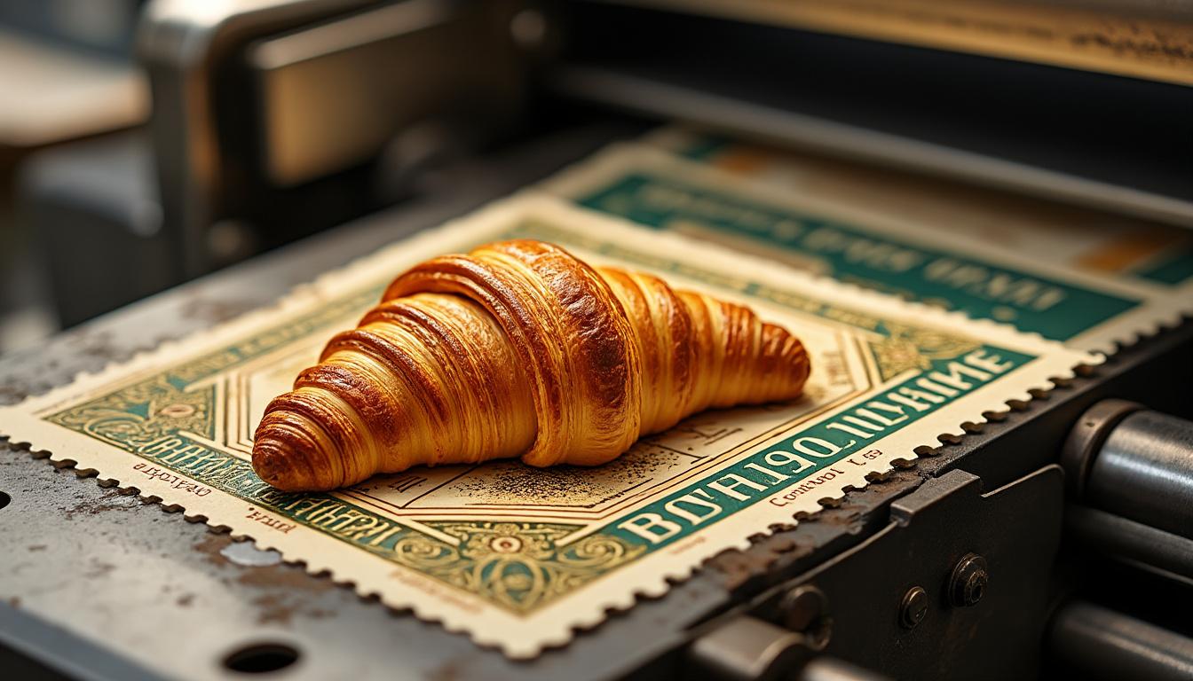 Ăconomie : Philaposte rĂ©volutionne l'univers postal avec un timbre au parfum de croissant au beurre 2 dĂ©couvrez comment philaposte innove en lançant un timbre inĂ©dit parfumĂ© au croissant au beurre, une rĂ©volution sensorielle qui dynamise lâunivers postal et sĂ©duit collectionneurs et amateurs de gastronomie française.