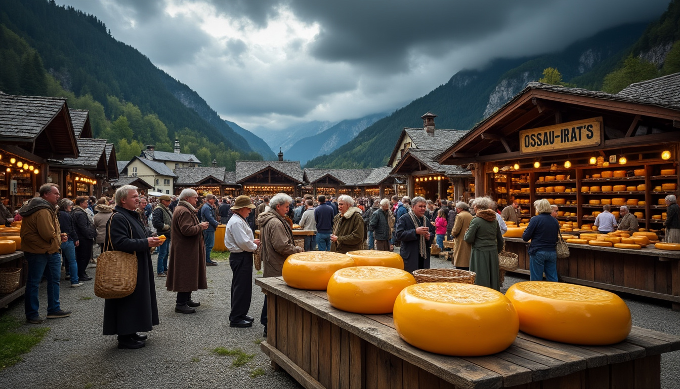 Laruns : une foule enthousiaste se presse Ă la Foire au fromage du BĂ©arn avant l'arrivĂ©e des orages 2 dĂ©couvrez l'ambiance animĂ©e de la foire au fromage du bĂ©arn Ă laruns, oĂč une foule enthousiaste profite des saveurs locales avant l'arrivĂ©e des orages. un rendez-vous gourmand et convivial au cĆur des pyrĂ©nĂ©es !