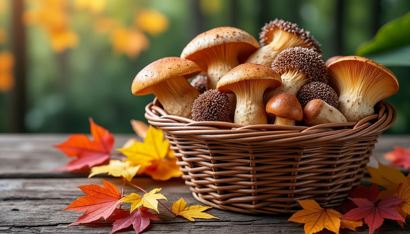 Savourez les délices automnaux : prudence avec la consommation des champignons ! 2 découvrez les saveurs de l'automne avec notre guide sur la dégustation des champignons, tout en restant vigilant pour une consommation sûre et sans risque. conseils pratiques et précautions essentielles pour profiter pleinement des plaisirs de la saison !
