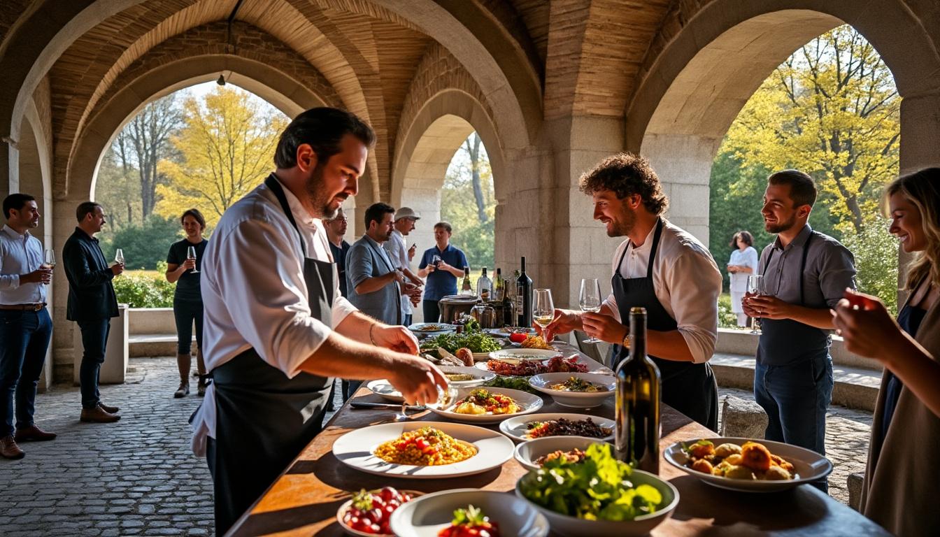 découvrez vignobles en scène à bergerac : un événement gourmand et festif mêlant spectacles vivants, dégustations de vins et saveurs du terroir. un rendez-vous unique pour les amateurs de convivialité et de gastronomie au cœur des vignobles.