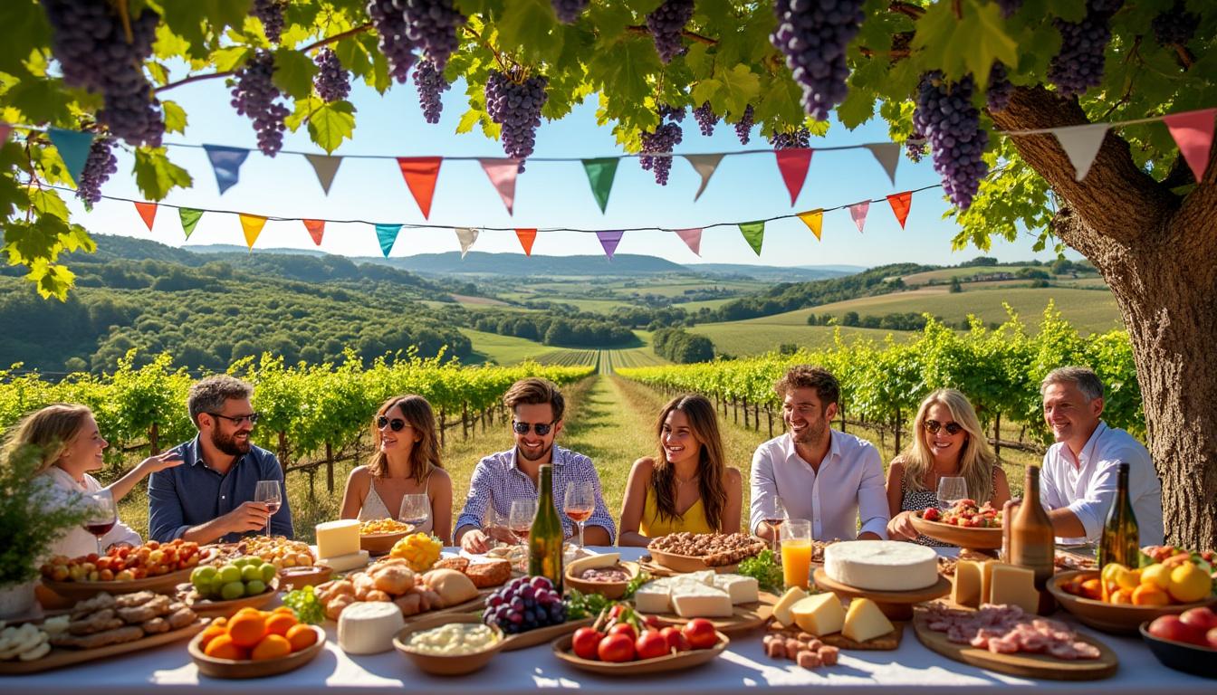découvrez vignobles en scène à bergerac : un événement festif mêlant spectacles vivants, dégustations de vins et saveurs du terroir, pour une expérience gourmande au cœur des vignobles.