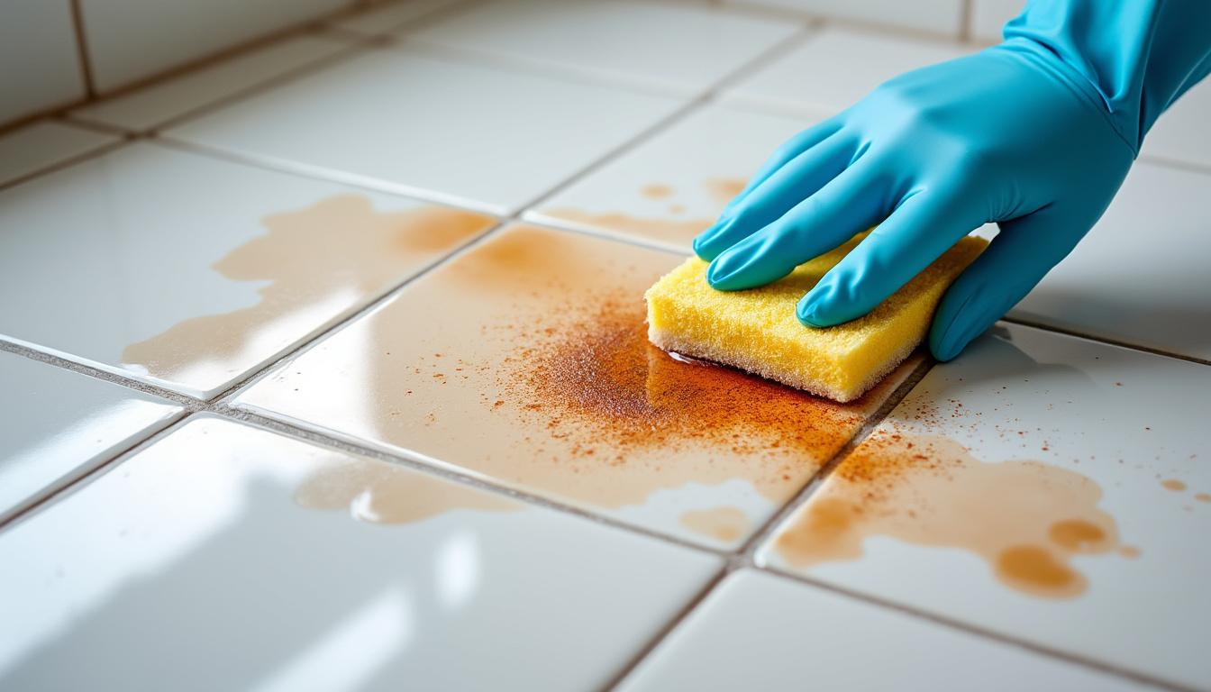 découvrez des astuces efficaces et faciles pour éliminer les taches de rouille sur vos carrelages, et redonnez-leur éclat et propreté rapidement.