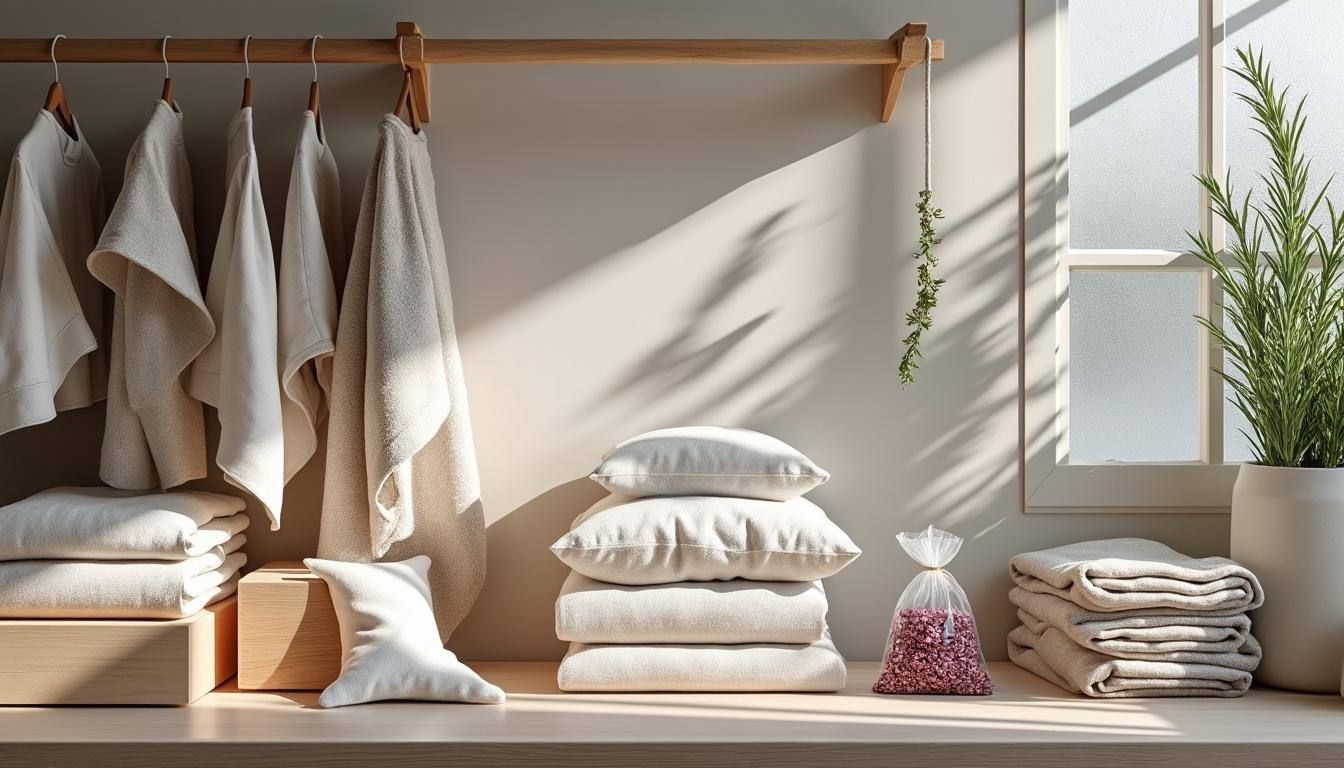 découvrez nos astuces naturelles pour parfumer délicatement votre linge dans les armoires et profitez d'une fraîcheur durable sans produits chimiques.