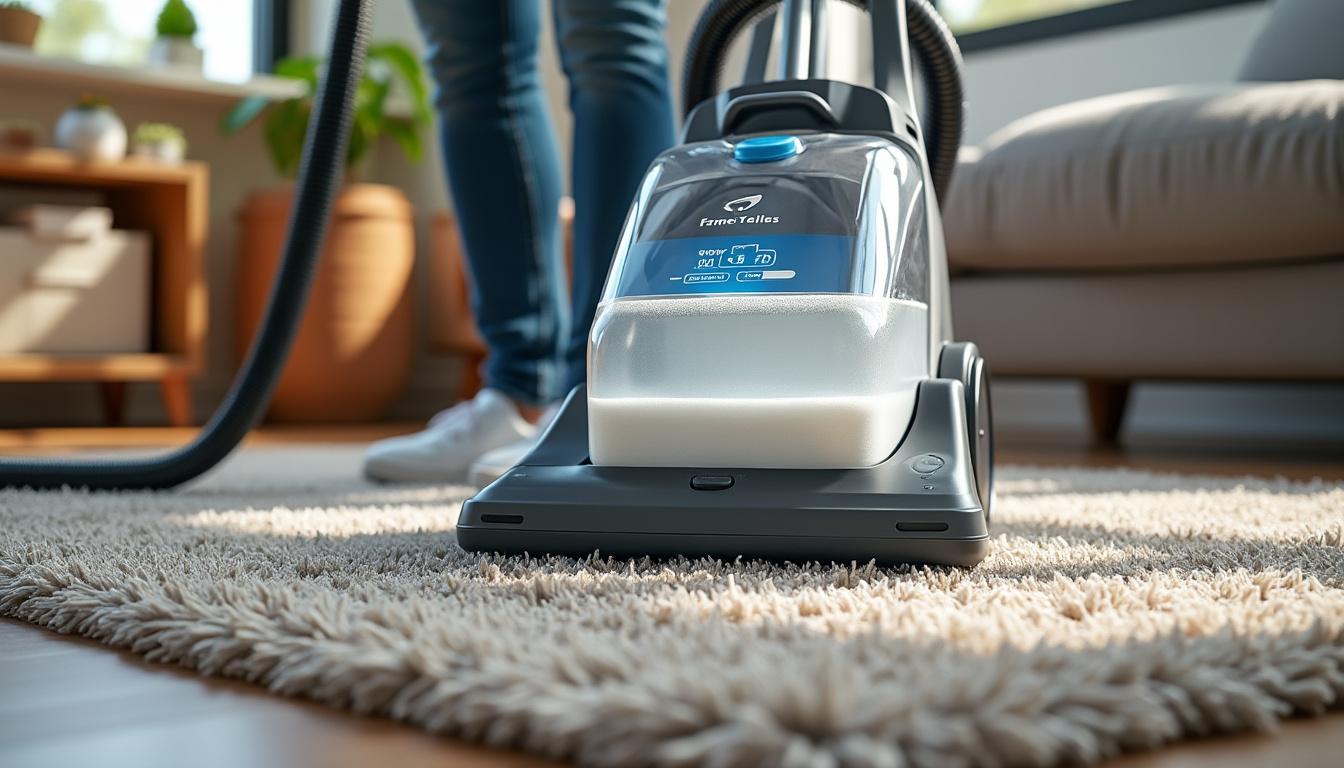 découvrez les meilleurs produits à utiliser dans votre shampouineuse pour un nettoyage parfait et efficace de vos tapis et moquettes.