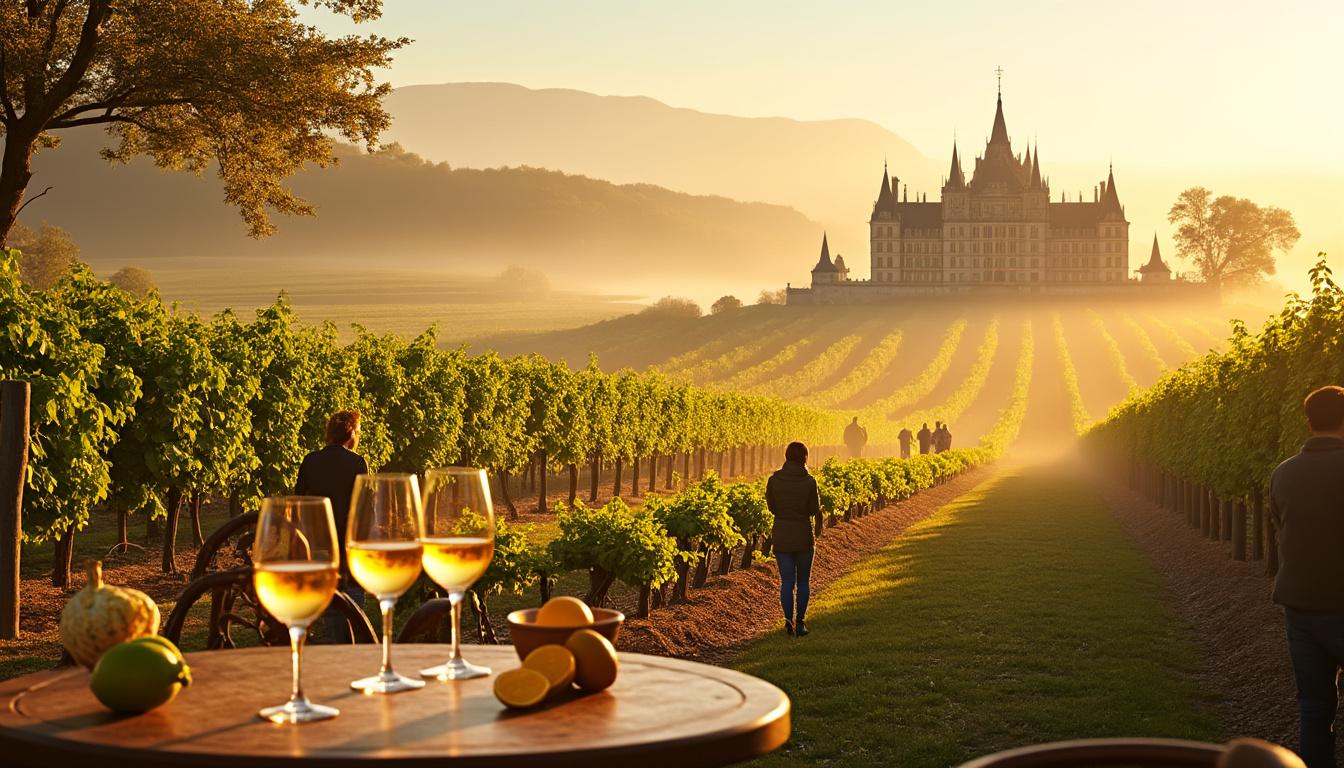 Sud-Gironde : vivez la magie des portes ouvertes avec les vins liquoreux dans les châteaux 2 découvrez la magie des portes ouvertes en sud-gironde et dégustez les délicieux vins liquoreux dans les magnifiques châteaux de la région.