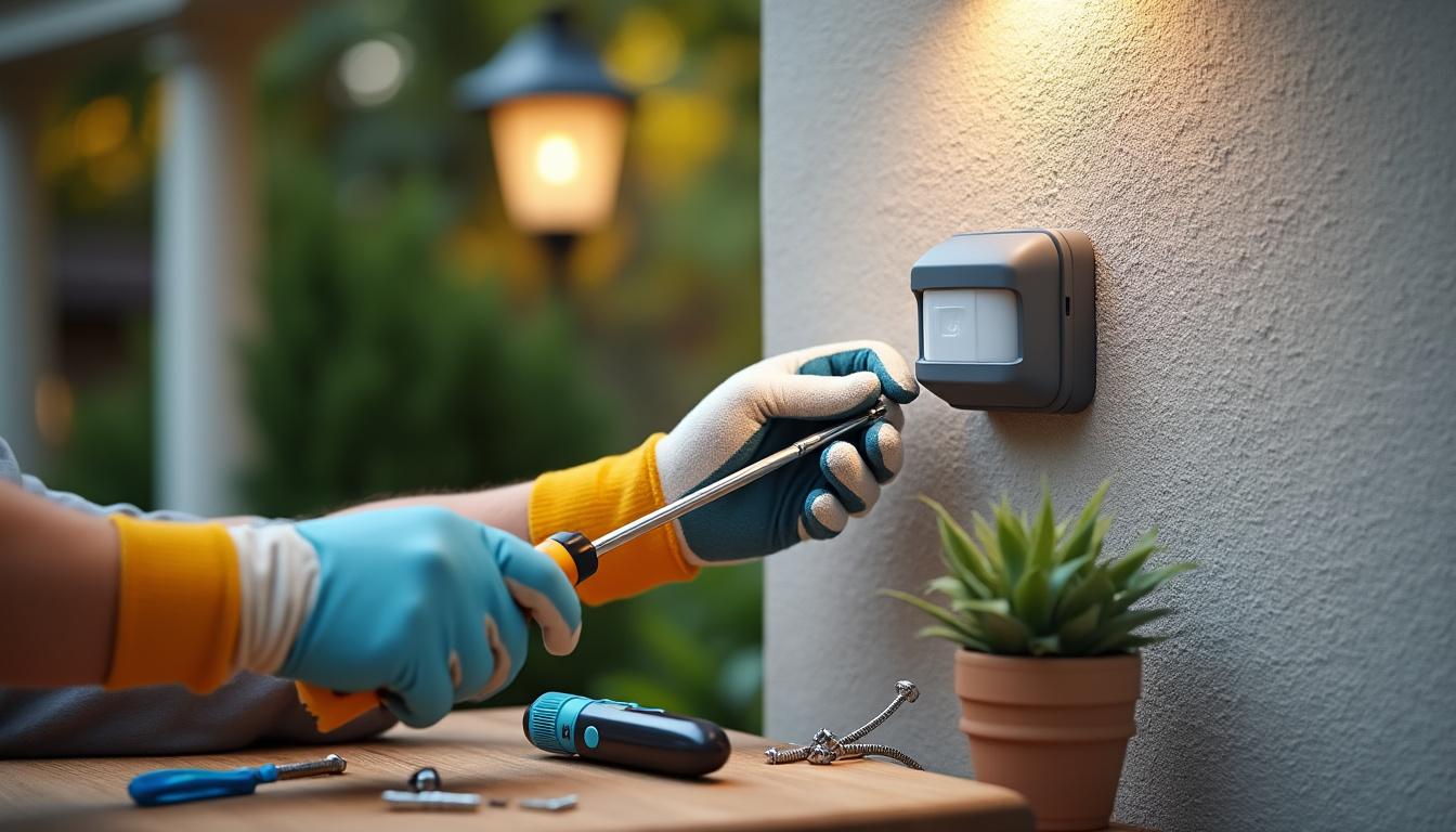 Installation d'un détecteur de mouvement sur une lampe extérieure : guide pratique et détaillé pas à pas 8 découvrez notre guide pratique et détaillé pour installer un détecteur de mouvement sur une lampe extérieure, étape par étape, afin d'améliorer la sécurité et l'éclairage de votre extérieur.