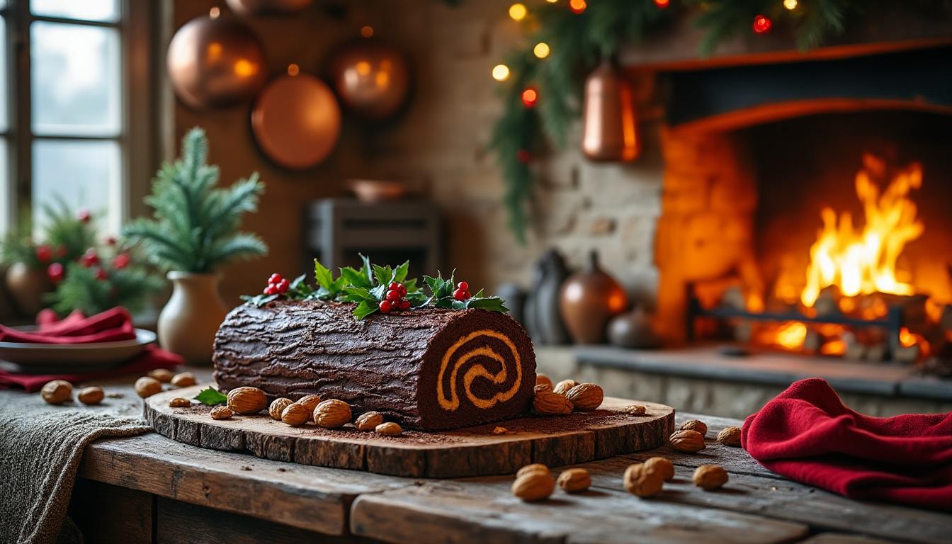 découvrez l'origine surprenante de la bûche de noël, une tradition qui pourrait bien venir du périgord, berceau de cette délicieuse gourmandise festive.