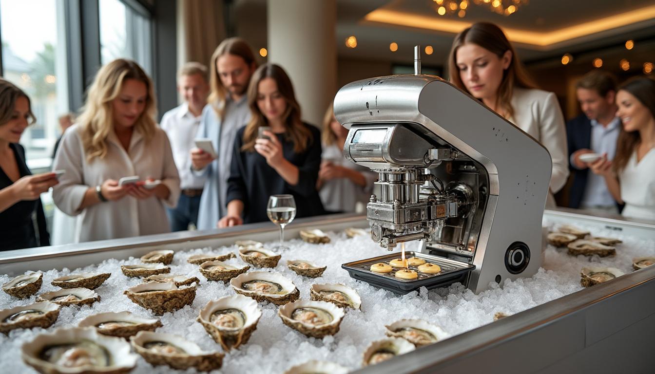 découvrez l'huître, star des fêtes, et explorez la nouvelle chasse au trésor culinaire avec la machine innovante pour l'ouvrir facilement. un voyage gourmand à ne pas manquer!