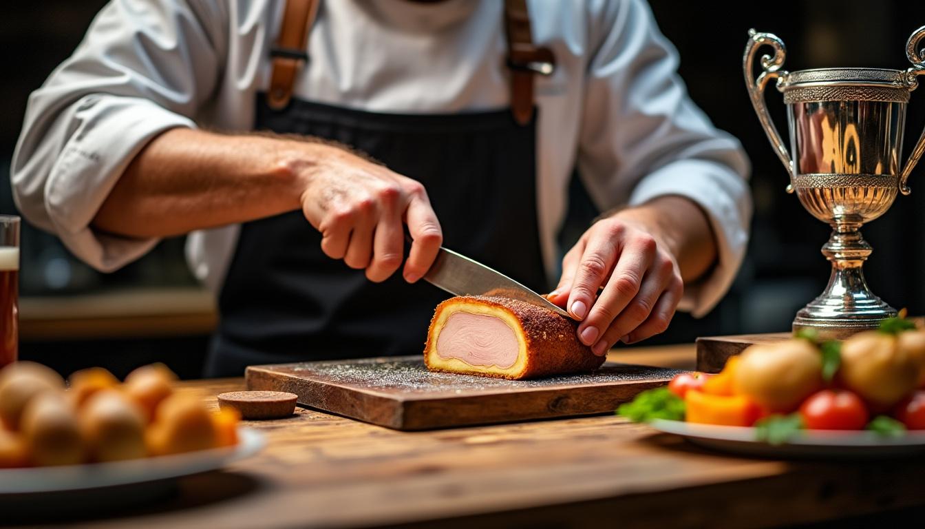 découvrez comment thibault gonzales, chef français talentueux, a remporté le titre de champion du monde grâce à sa recette innovante de pâté-croûte mariant le porc basque et le canard landais.