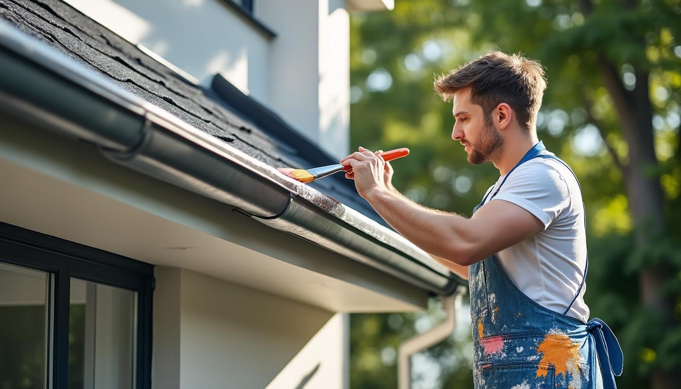 Comment peindre une gouttière en zinc : guide complet et astuces pour une finition résistante 2 apprenez à peindre une gouttière en zinc grâce à notre guide complet. découvrez des astuces efficaces pour obtenir une finition durable et résistante aux intempéries.