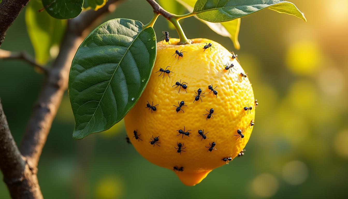 découvrez les causes de l'invasion de fourmis sur votre citronnier et les solutions efficaces pour les repousser et protéger votre arbre.