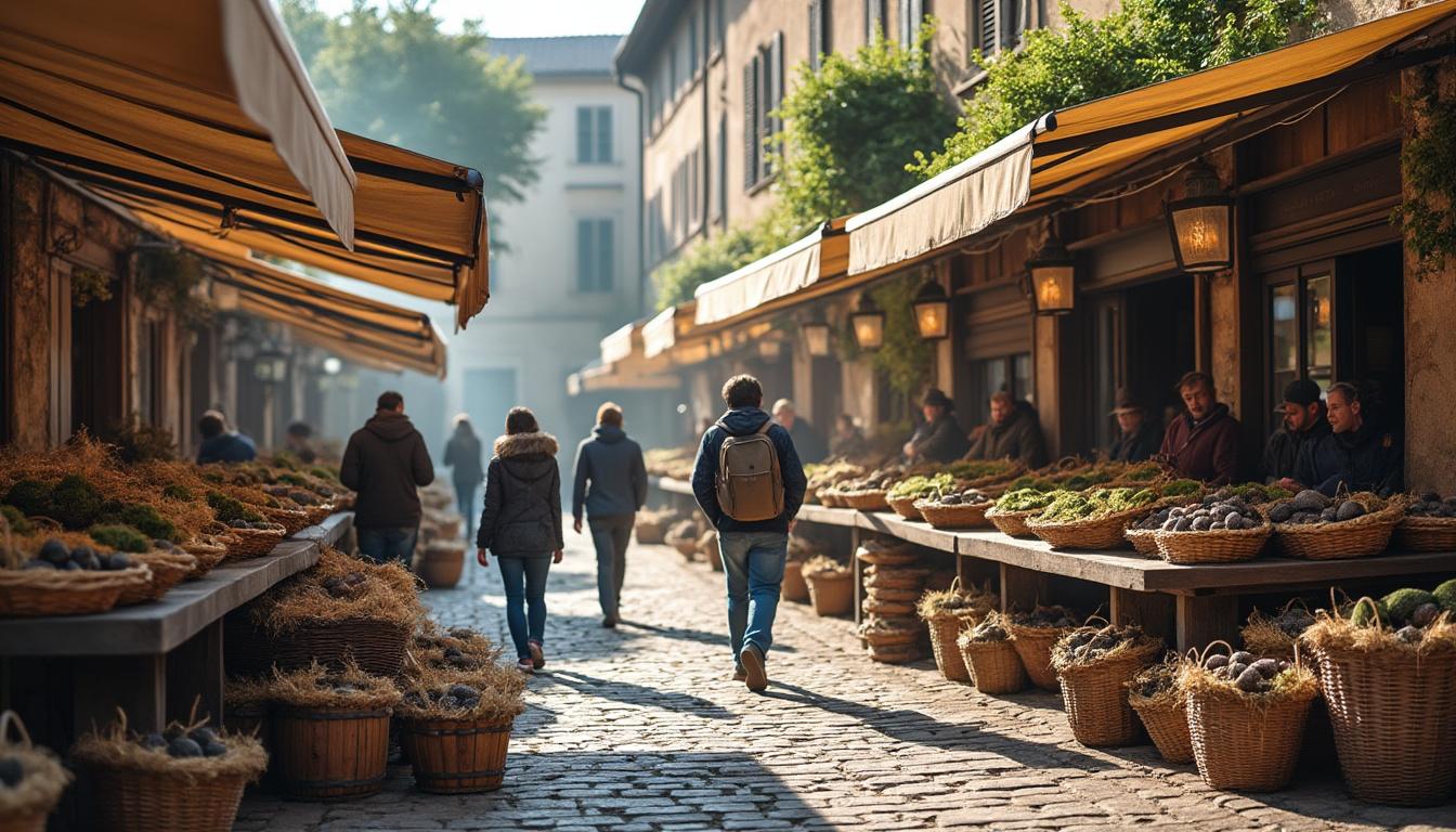 découvrez le retour tant attendu du marché de la truffe noire à nérac, un événement incontournable pour les amateurs de saveurs exceptionnelles et de produits locaux.