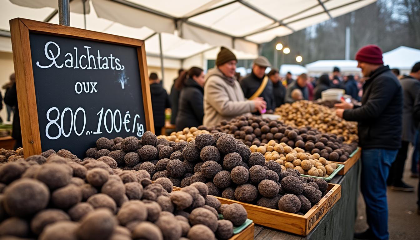 découvrez le marché aux truffes de marmande, où la chasse à l’or noir demande rapidité et vigilance pour dénicher ce précieux trésor culinaire.