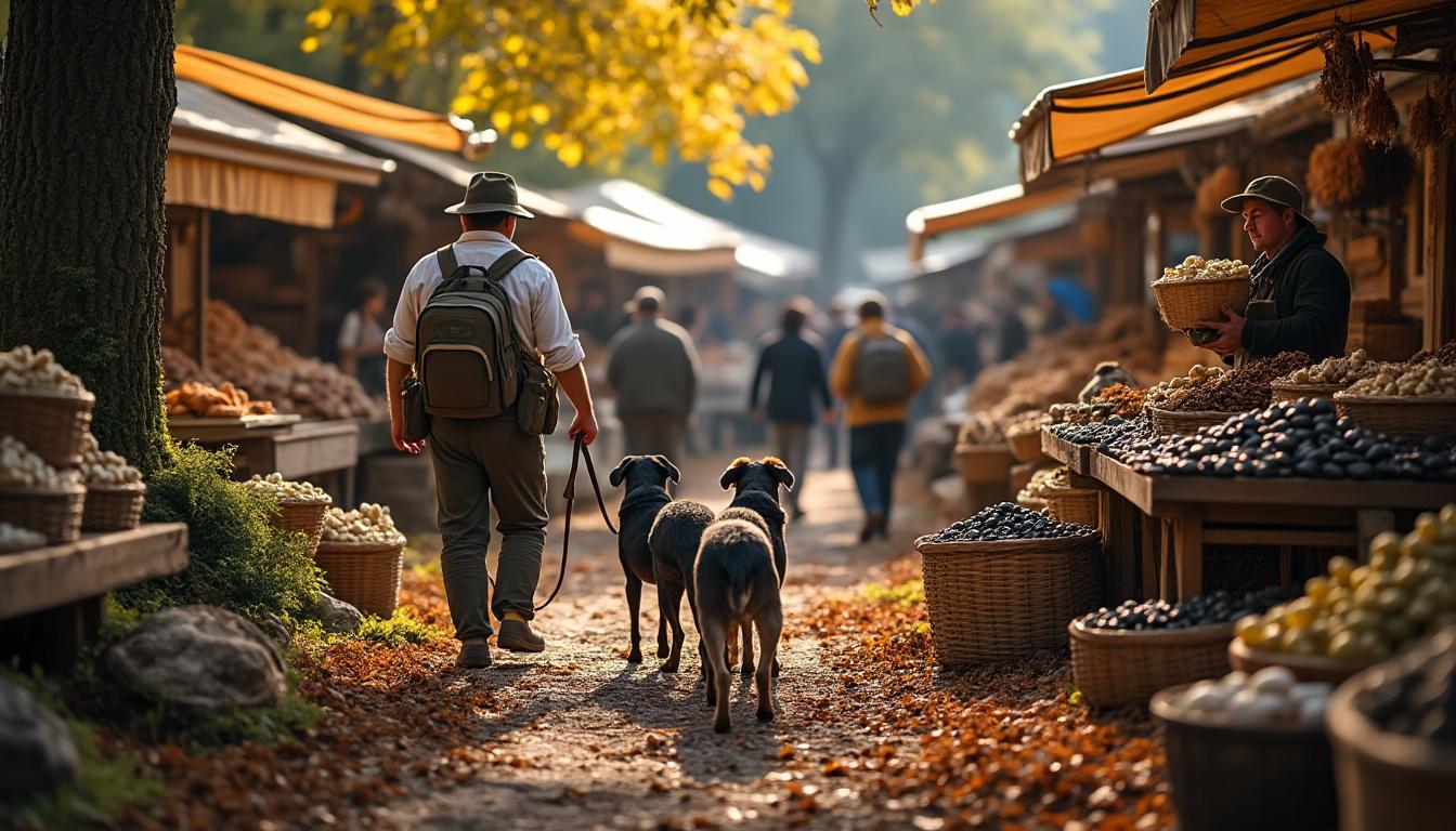 découvrez le marché aux truffes de marmande, un rendez-vous où rapidité et vigilance sont essentielles pour dénicher l’or noir tant convoité.