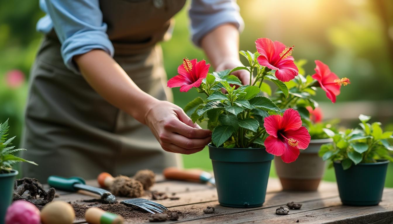 Multiplier facilement vos hibiscus : les secrets d'un bouturage réussi étape par étape 2 découvrez comment multiplier facilement vos hibiscus grùce à notre guide étape par étape pour un bouturage réussi. apprenez les astuces essentielles pour réussir vos boutures et embellir votre jardin.