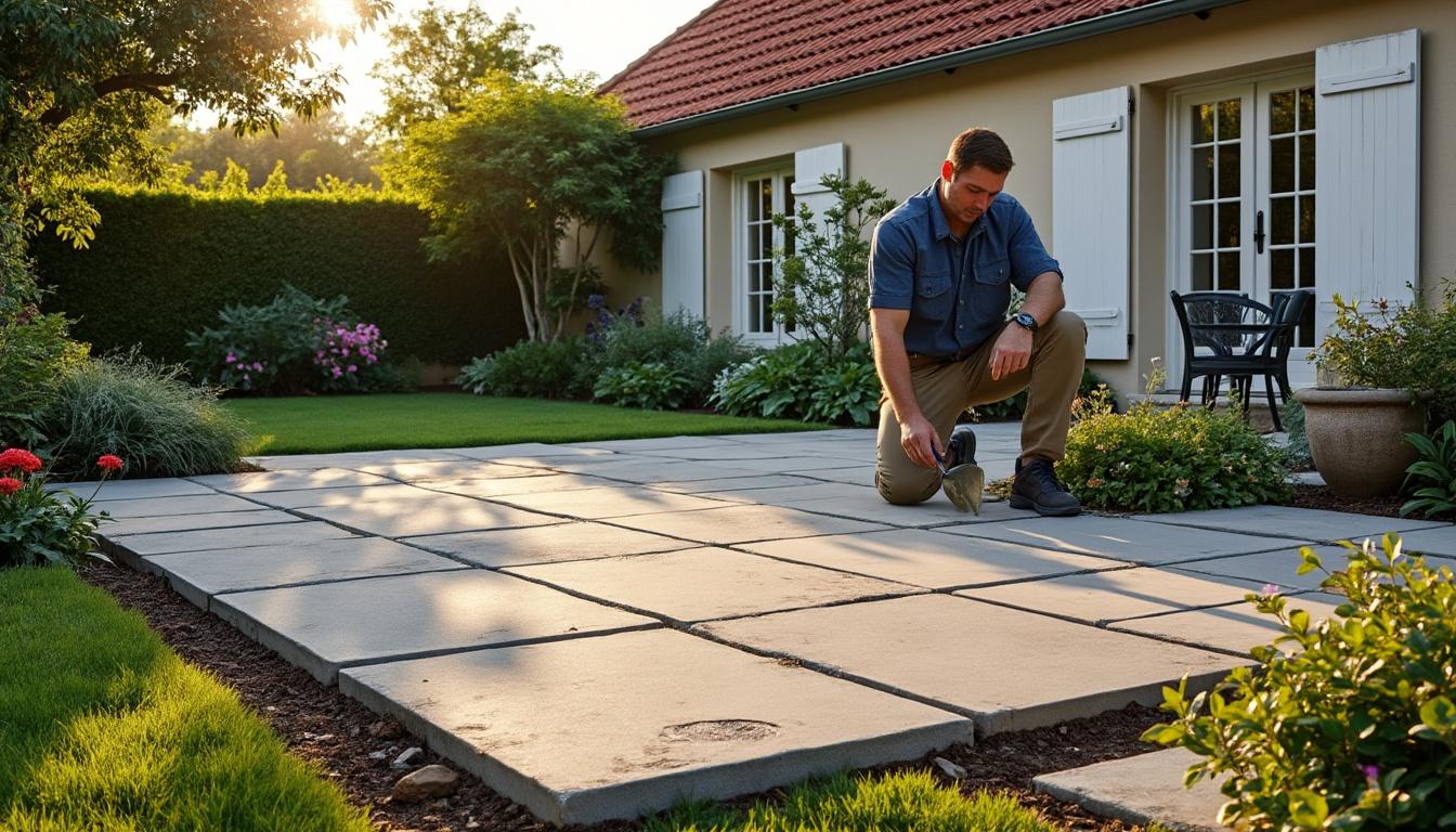 découvrez comment poser des dalles en béton directement sur la terre avec nos astuces pratiques, les avantages de cette méthode, et les précautions essentielles à respecter pour garantir une installation durable et stable.