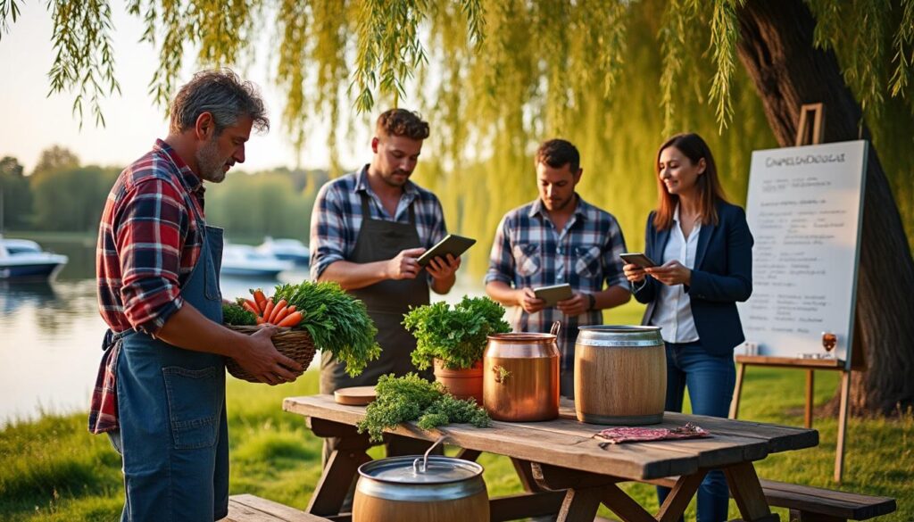 découvrez une rencontre unique sur le bassin d’arcachon où un agriculteur, des brasseurs et une entrepreneuse unissent leurs talents pour un week-end collaboratif riche en échanges et créativité.