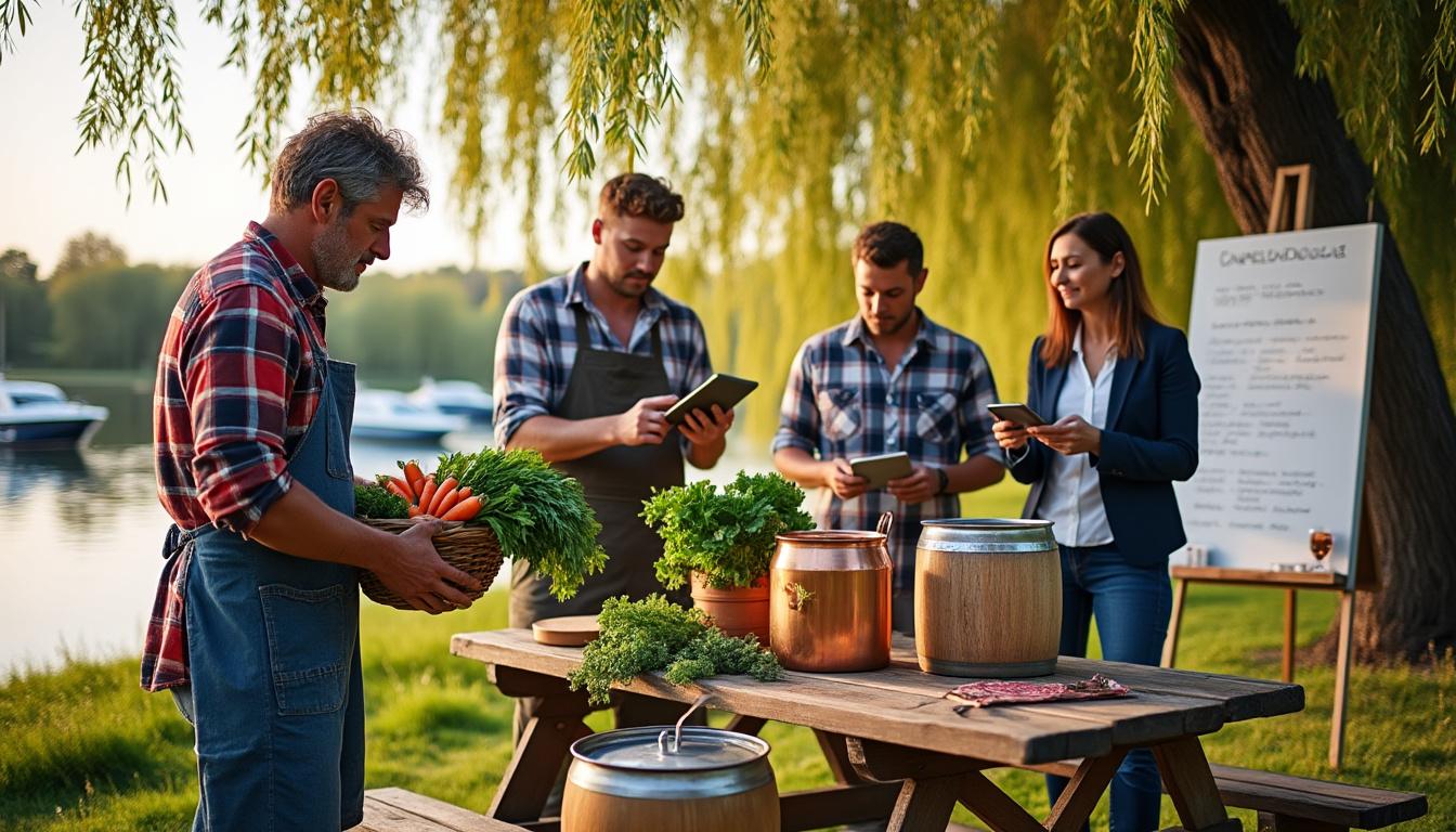 découvrez une rencontre unique sur le bassin d’arcachon où un agriculteur, des brasseurs et une entrepreneuse unissent leurs talents pour un week-end collaboratif riche en échanges et créativité.
