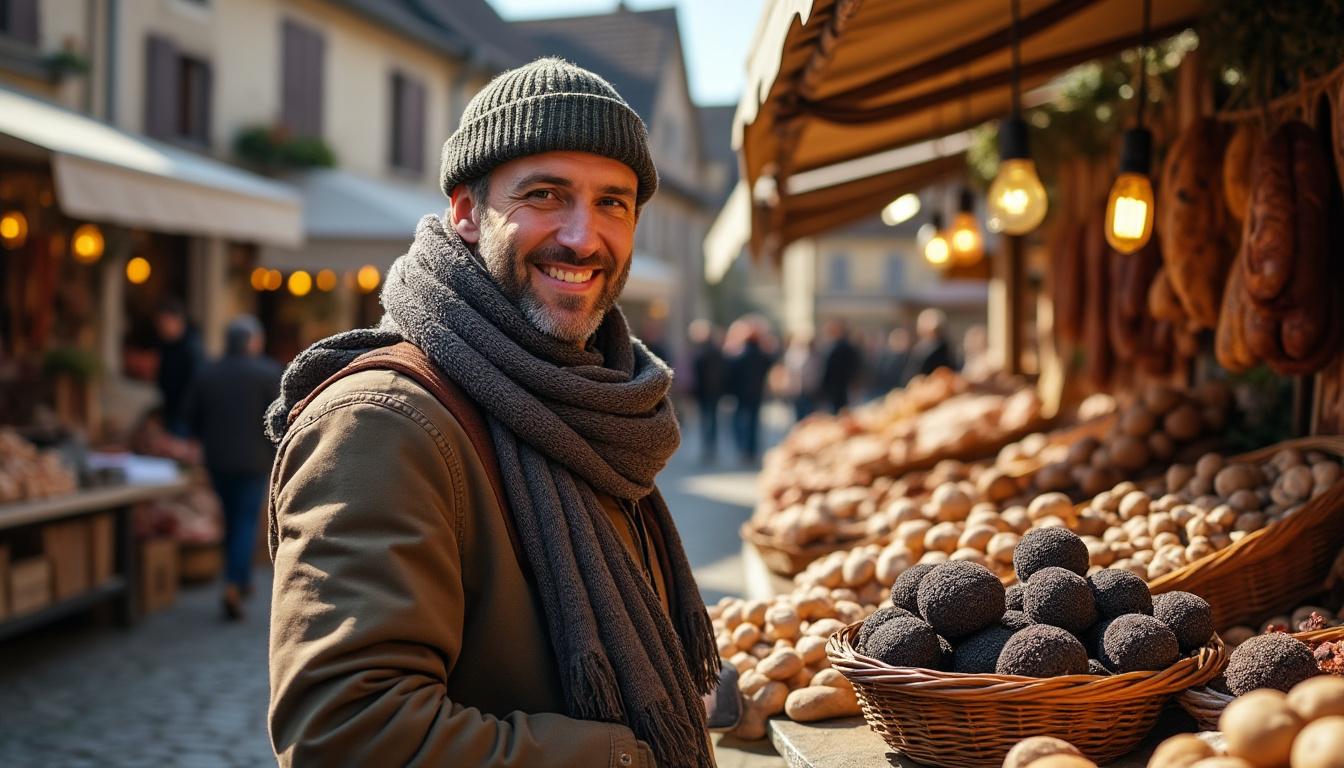 découvrez un dimanche gourmand dédié à la truffe dans un charmant village pittoresque de dordogne, alliant saveurs authentiques et cadre enchanteur.