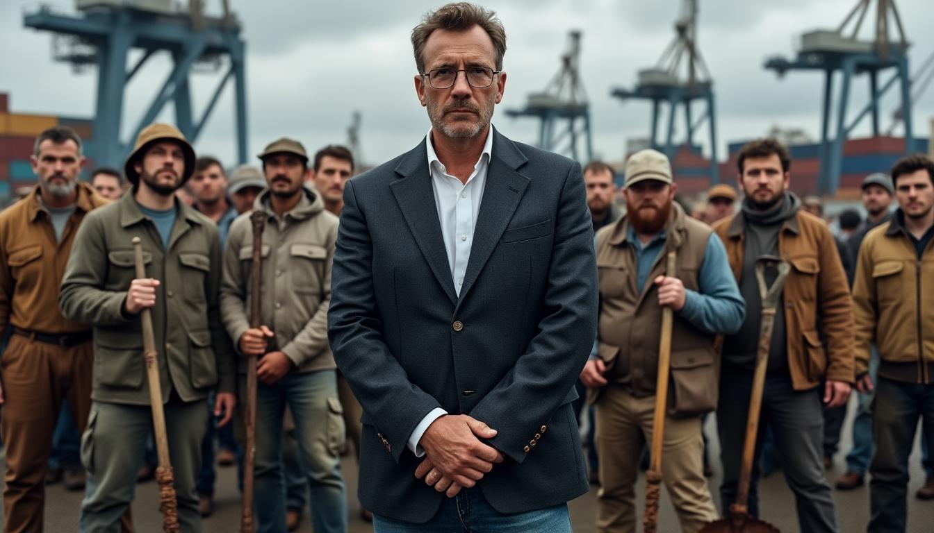 découvrez la vidéo où philippe etchebest exprime son soutien aux agriculteurs en colère lors d'une mobilisation au port de bordeaux avec la coordination rurale, soulignant leur combat pour le bien de tous.