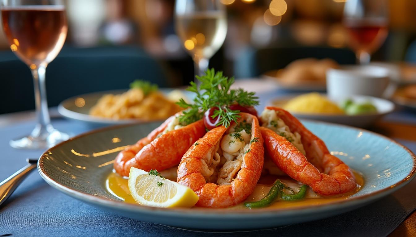 découvrez à biarritz chez marloe un homard savoureux, servi en plat star pour une dégustation sans complexe dans une ambiance conviviale.