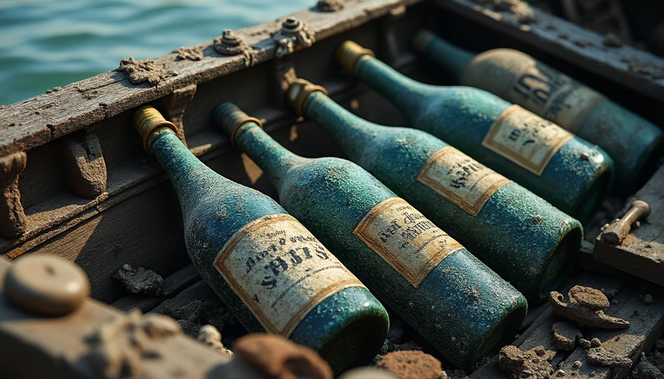 découvrez la découverte exceptionnelle de bouteilles bicentenaires de monbazillac sur une épave néerlandaise, une trouvaille unique mêlant histoire maritime et patrimoine viticole français.