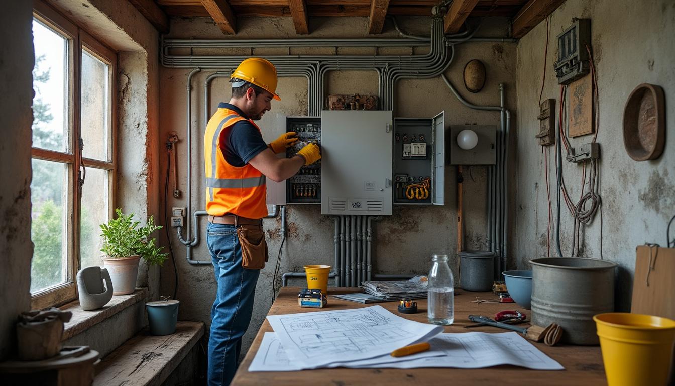 Moderniser l'Électricité d'une Ancienne Maison : Guide Complet des Coûts et des Étapes Essentielles 17 découvrez notre guide complet pour moderniser l'électricité d'une ancienne maison. apprenez les étapes essentielles et les coûts à prévoir pour une installation sûre et conforme.