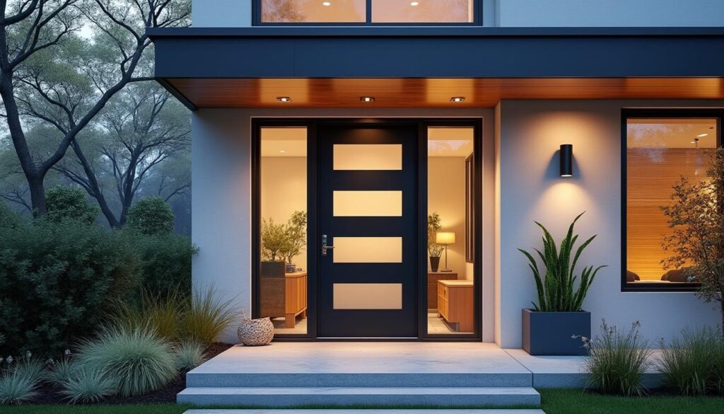 découvrez notre porte d'entrée isolante qui réduit vos pertes énergétiques jusqu'à 20%, alliant confort thermique et économies d'énergie pour votre maison.