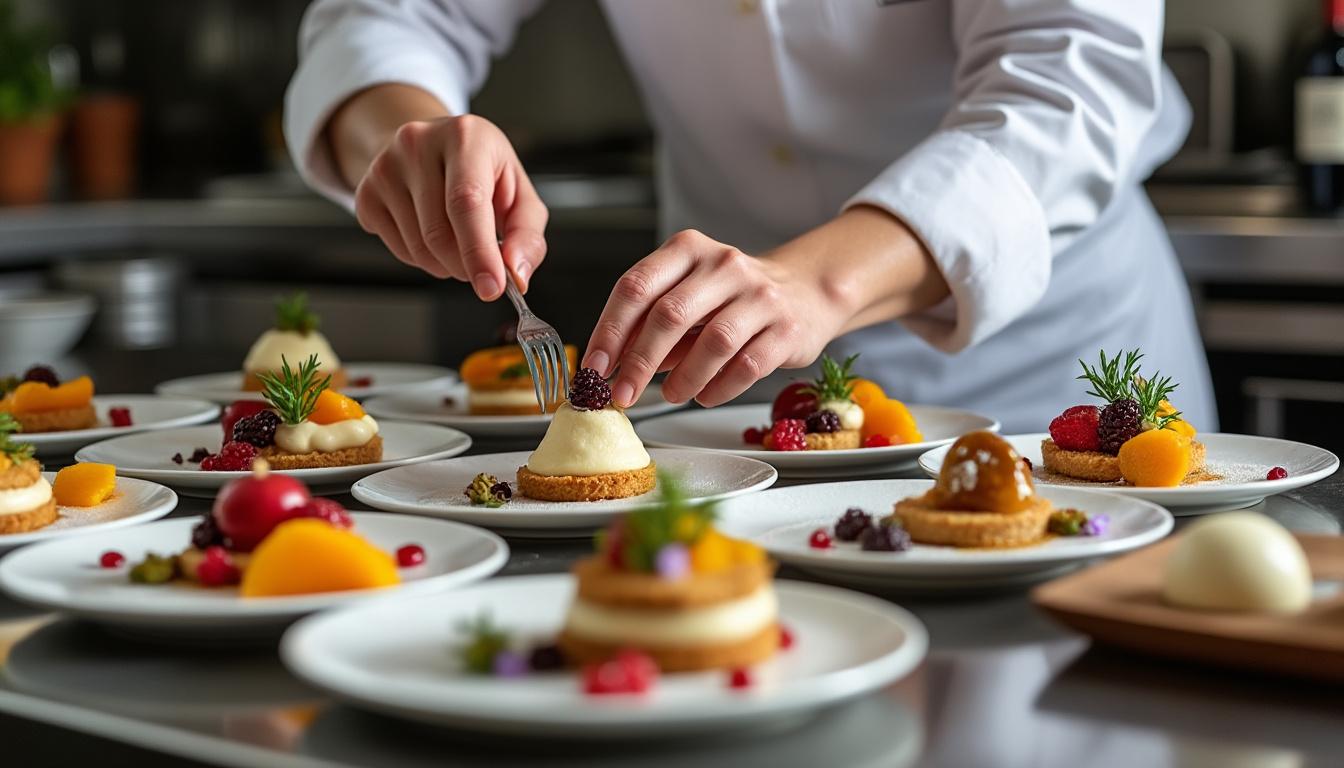 découvrez comment adrien salavert, chef pâtissier à saint-émilion, affronte un défi majeur en finale du championnat de france du dessert dans une compétition gourmande et intense.