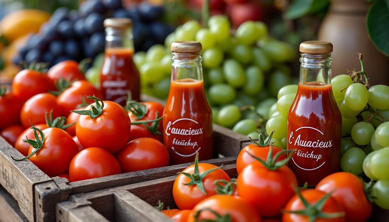 découvrez au salon de l’agriculture comment le raisin se transforme en une sauce audacieuse, revisitée façon ketchup, pour surprendre vos papilles.