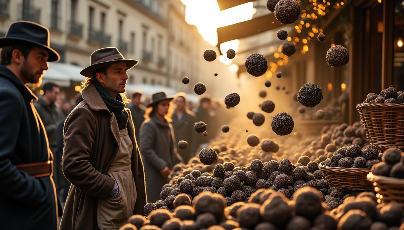 découvrez la fin prématurée de la saison des marchés aux truffes à périgueux, marquée par une dernière édition spectaculaire où tout s'est envolé en un éclair.