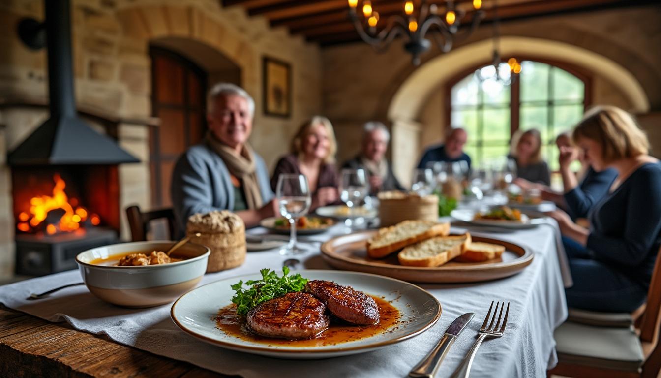 découvrez l'auberge claverie à audaux, un lieu incontournable pour les amateurs de bonne cuisine du pays, où tradition et saveurs authentiques se rencontrent.