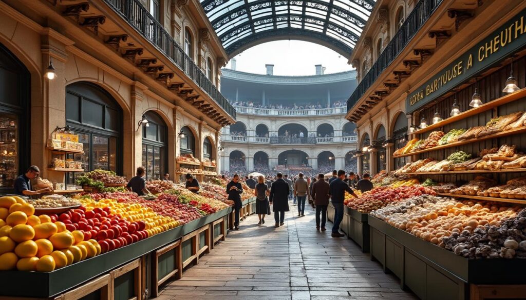 découvrez le spectacle gourmand des grossistes alimentaires dans les arènes de dax, landes, une célébration savoureuse mettant en avant les produits locaux et l'art culinaire.