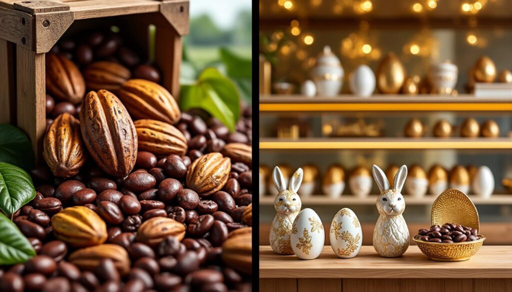 découvrez pourquoi le prix du chocolat reste élevé à pâques malgré la baisse des prix du cacao, avec une analyse des facteurs économiques et industriels qui expliquent ce paradoxe.